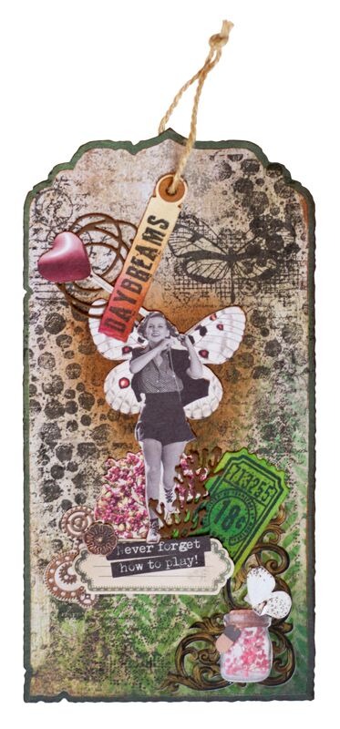 Tag Envelope Grunge Collection - Vintage Collectible Stamps reseña y precio