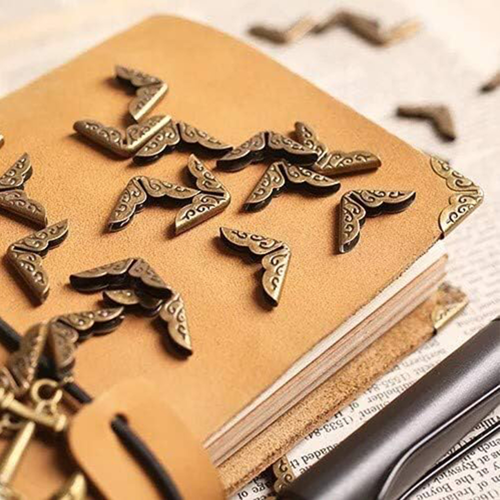 50Pcs Metal Book Corner Protec - Vintage Collectible Books reseña y precio
