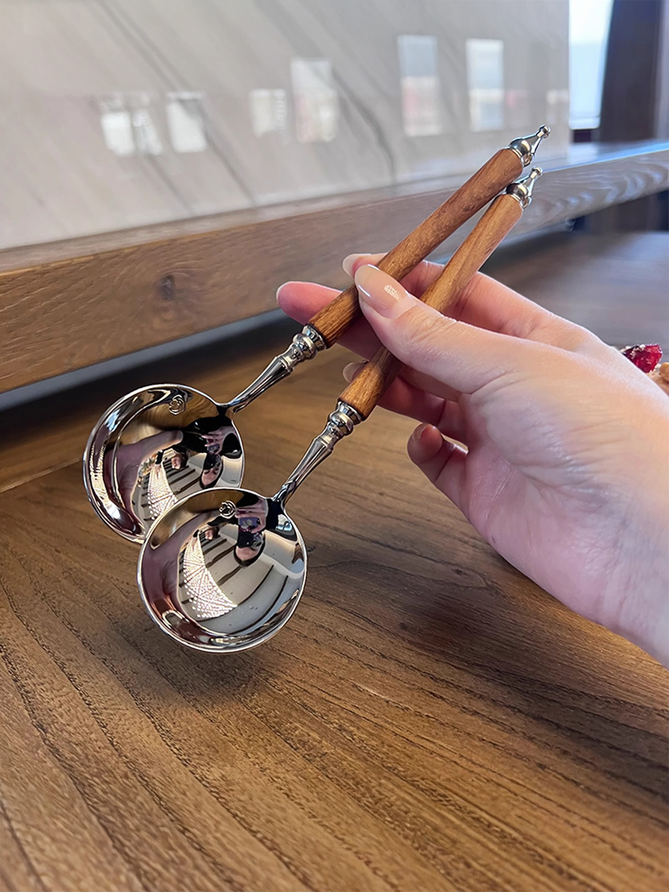 Stainless steel spoons,  vinta - Vintage Collectible Spoons reseña y precio