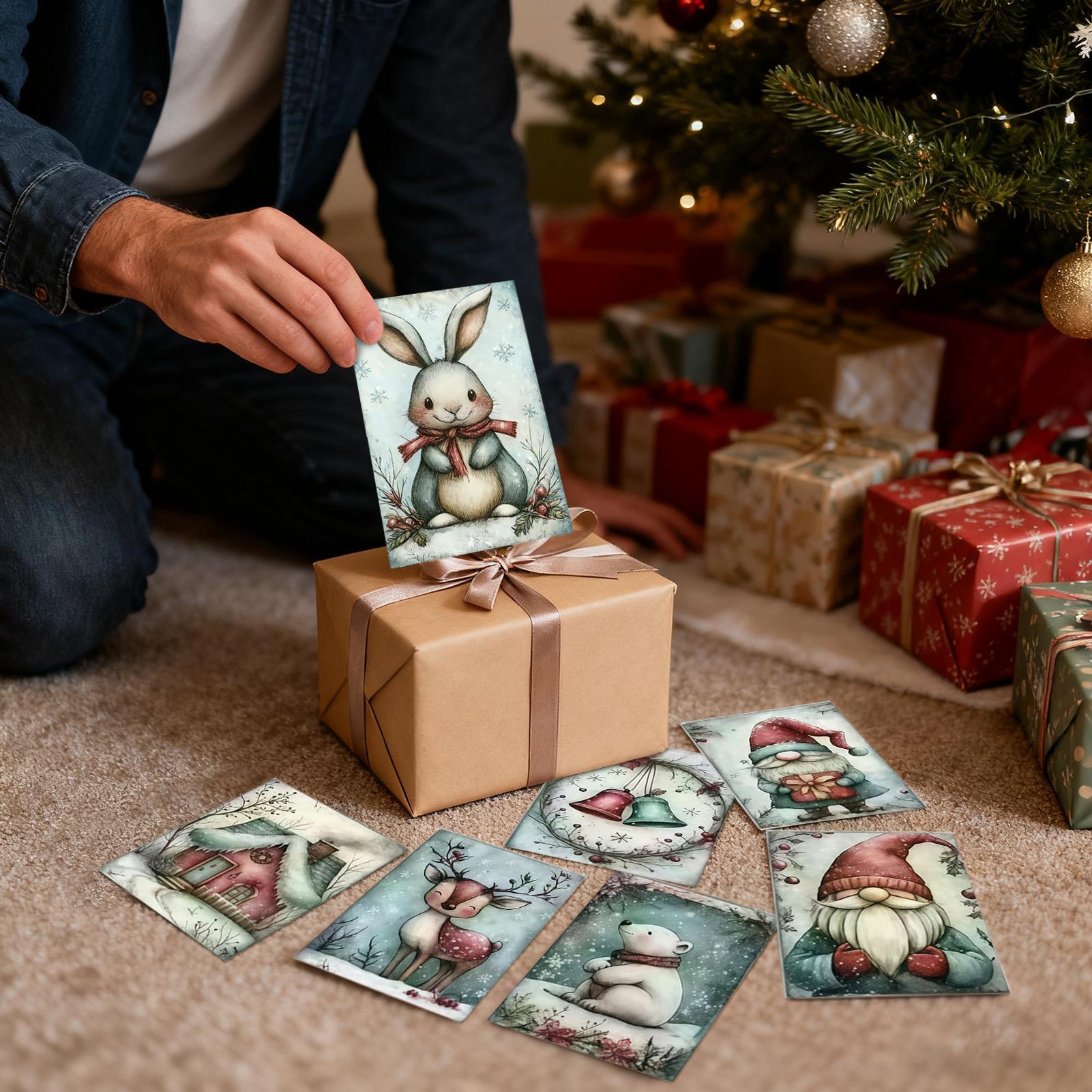 Christmas Cards 20-Piece Colle - Collectible Vintage Greeting Cards reseña y precio