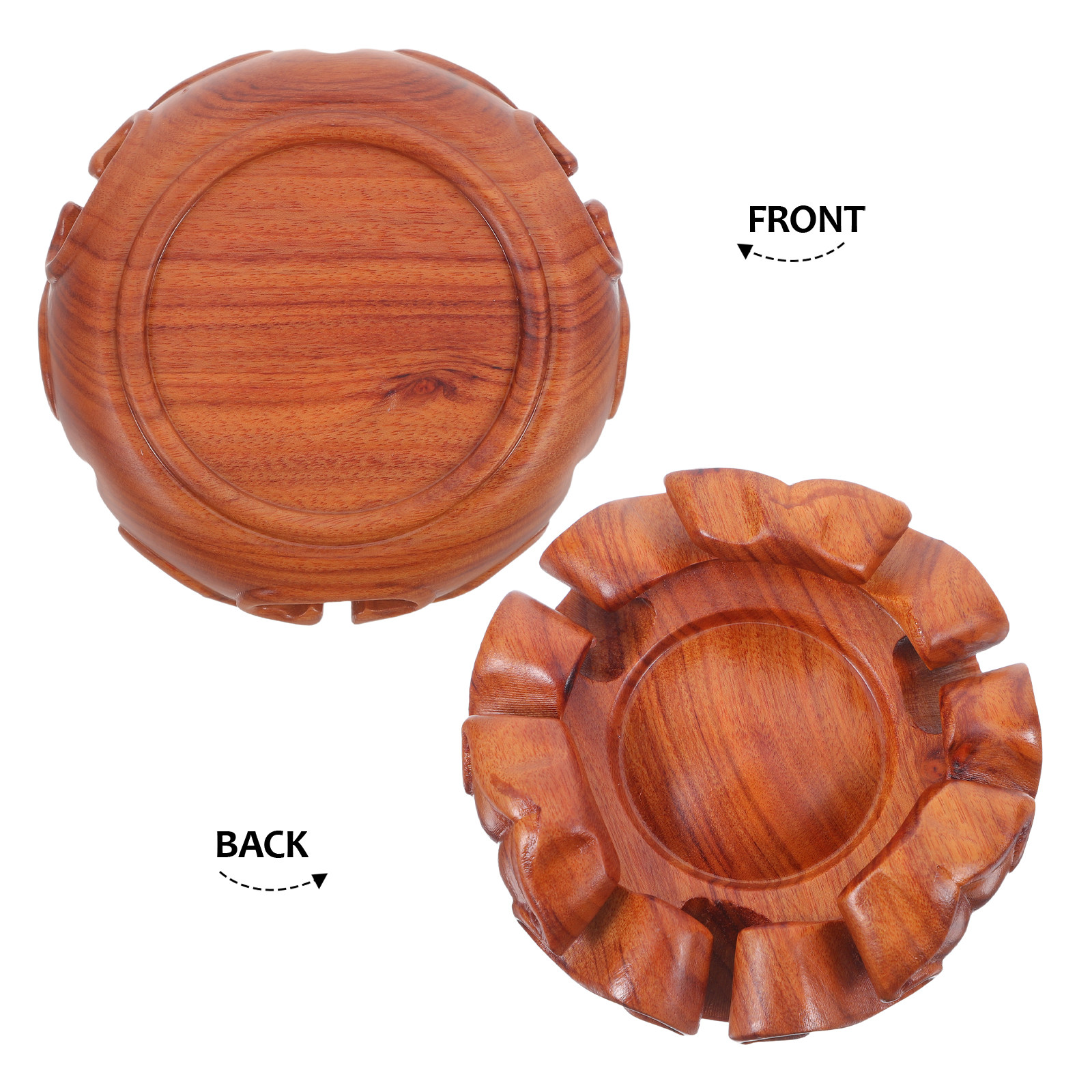 Vintage Carved Wooden Round Di - Collectible Vintage Lamps reseña y precio