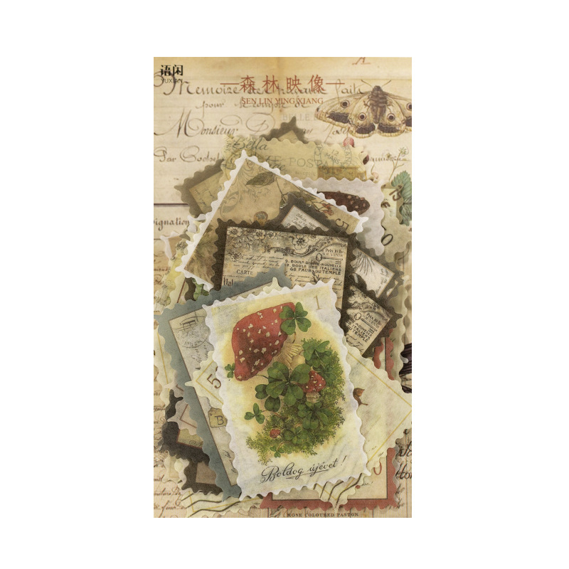 1pack/60pcs Vintage Stamp Stic - Vintage Collectible Stamps reseña y precio
