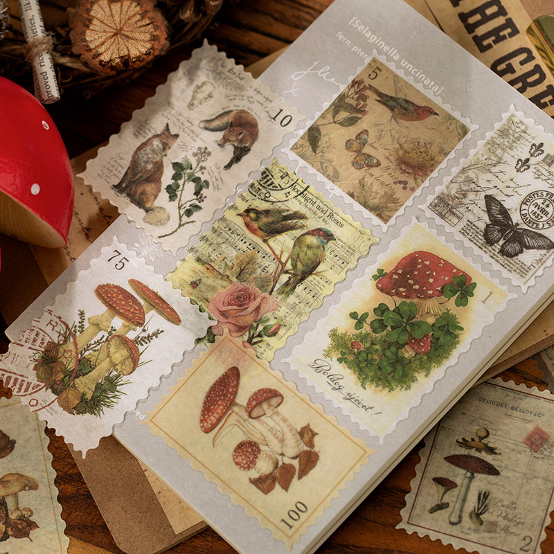 1pack/60pcs Vintage Stamp Stic - Vintage Collectible Stamps reseña y precio