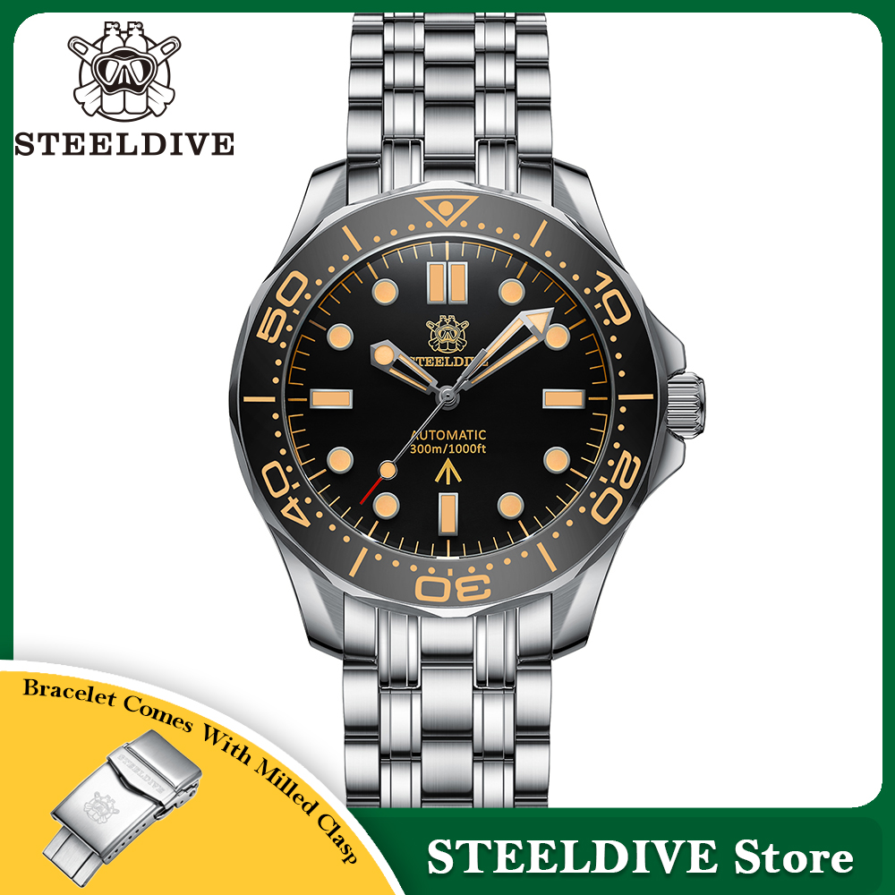 STEELDIVE SD1957 Steel Bracele - Vintage Collectible Watches reseña y precio