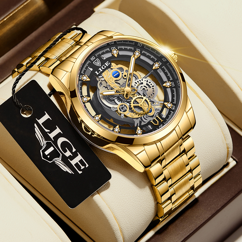 2026 LIGE Men Watch Skeleton A - Vintage Collectible Watches reseña y precio