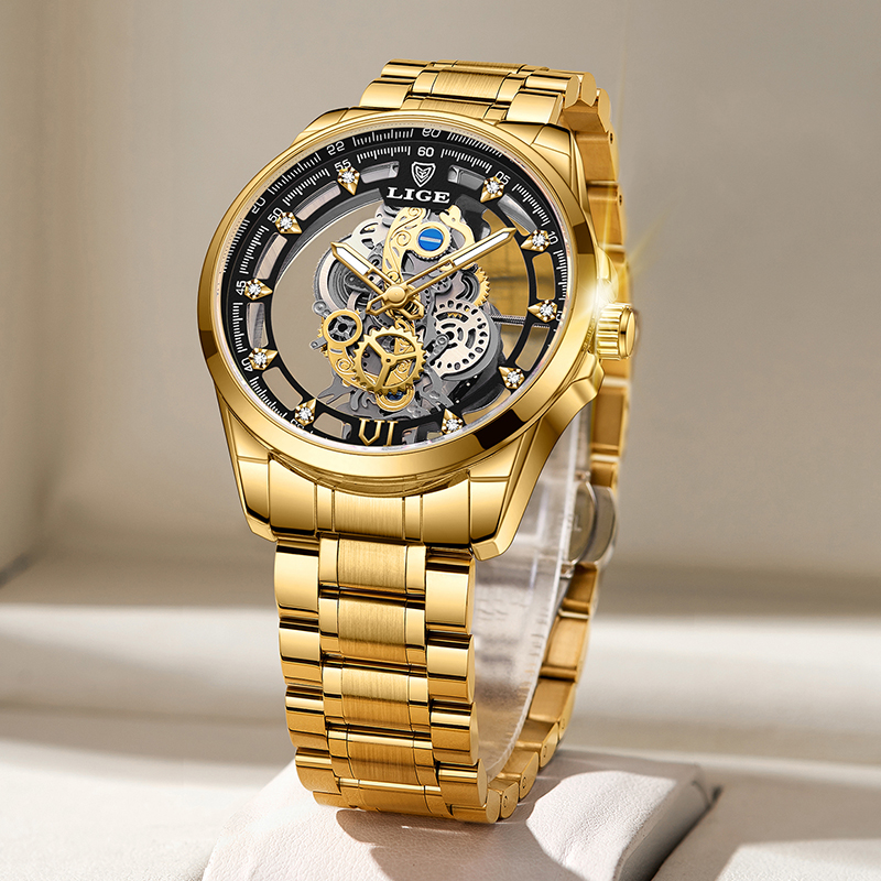 2026 LIGE Men Watch Skeleton A - Vintage Collectible Watches reseña y precio