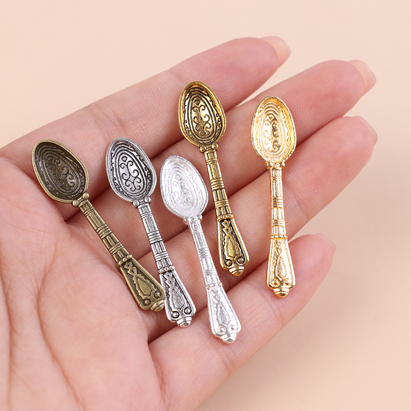 10Pcs/Set 1:12 Dollhouse Minia - Vintage Collectible Spoons reseña y precio