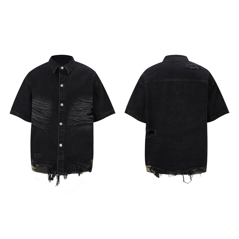 Men's Distressed Ripped Denim  - Vintage Zipper reseña y precio