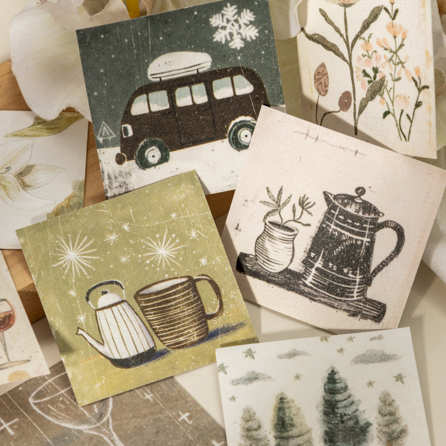 Textured Trinkets Series Vinta - Vintage Collectible Books reseña y precio