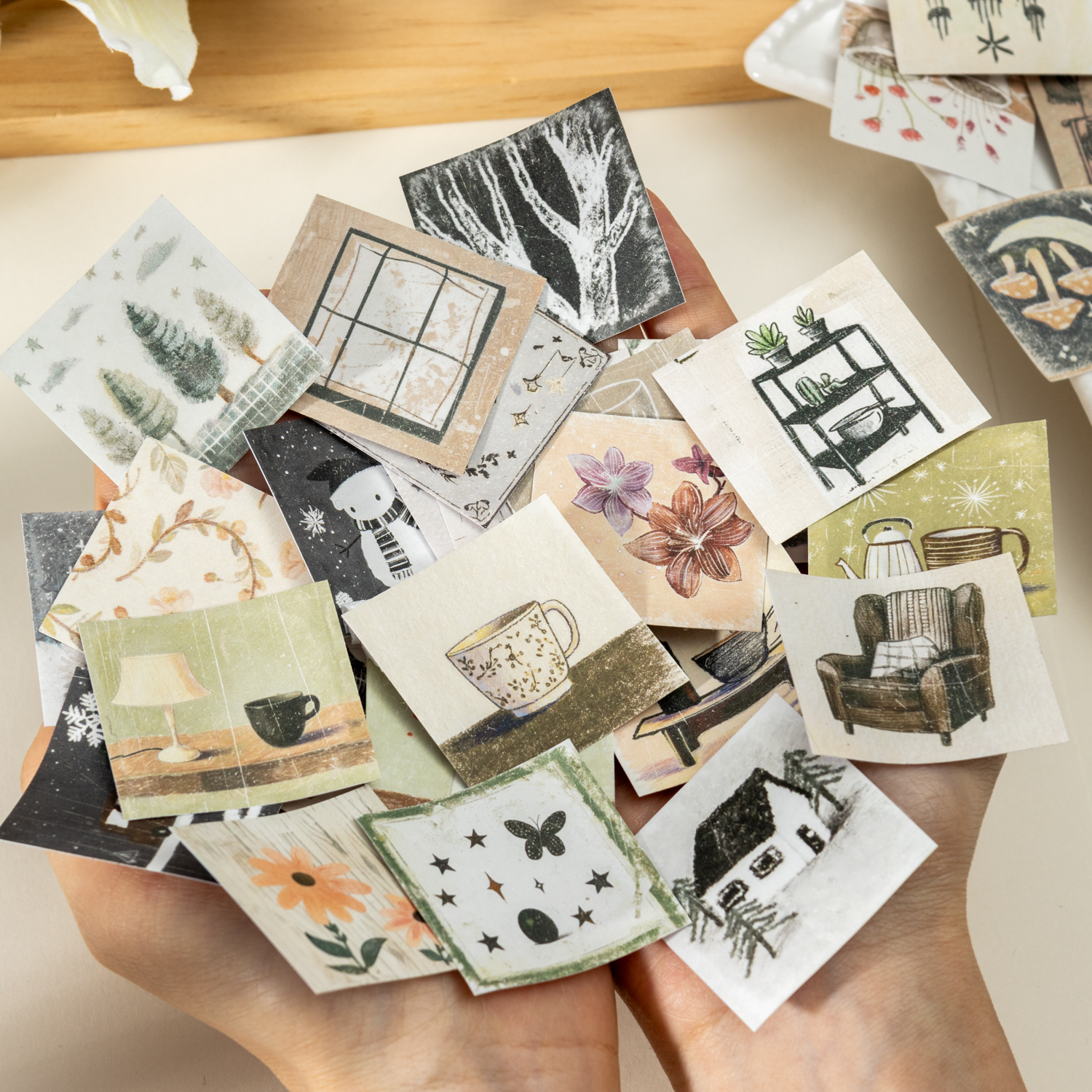 Textured Trinkets Series Vinta - Vintage Collectible Books reseña y precio
