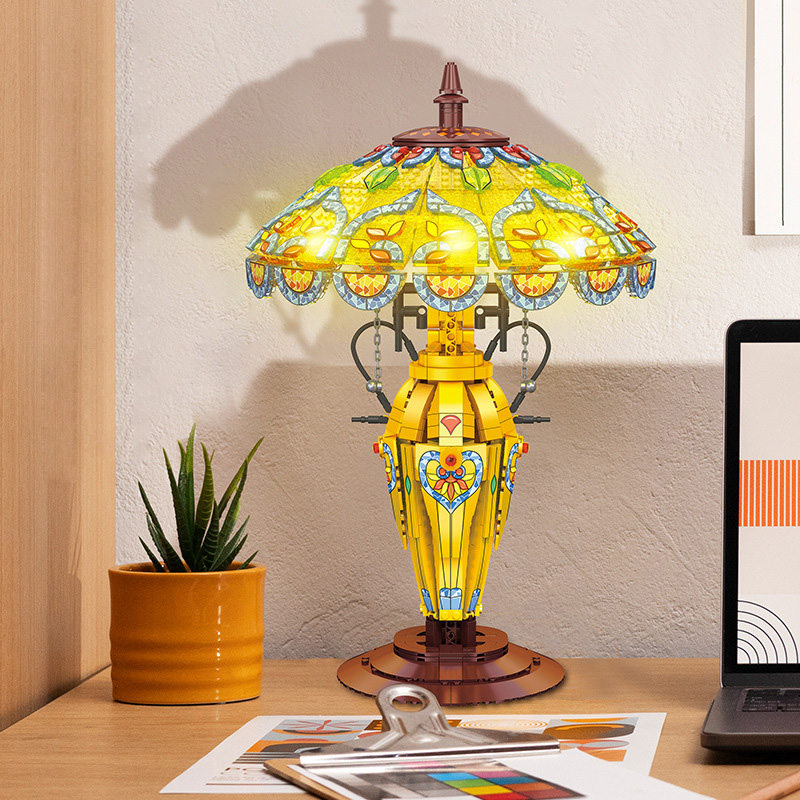 Idea Moc Building Block Constr - Collectible Vintage Lamps reseña y precio