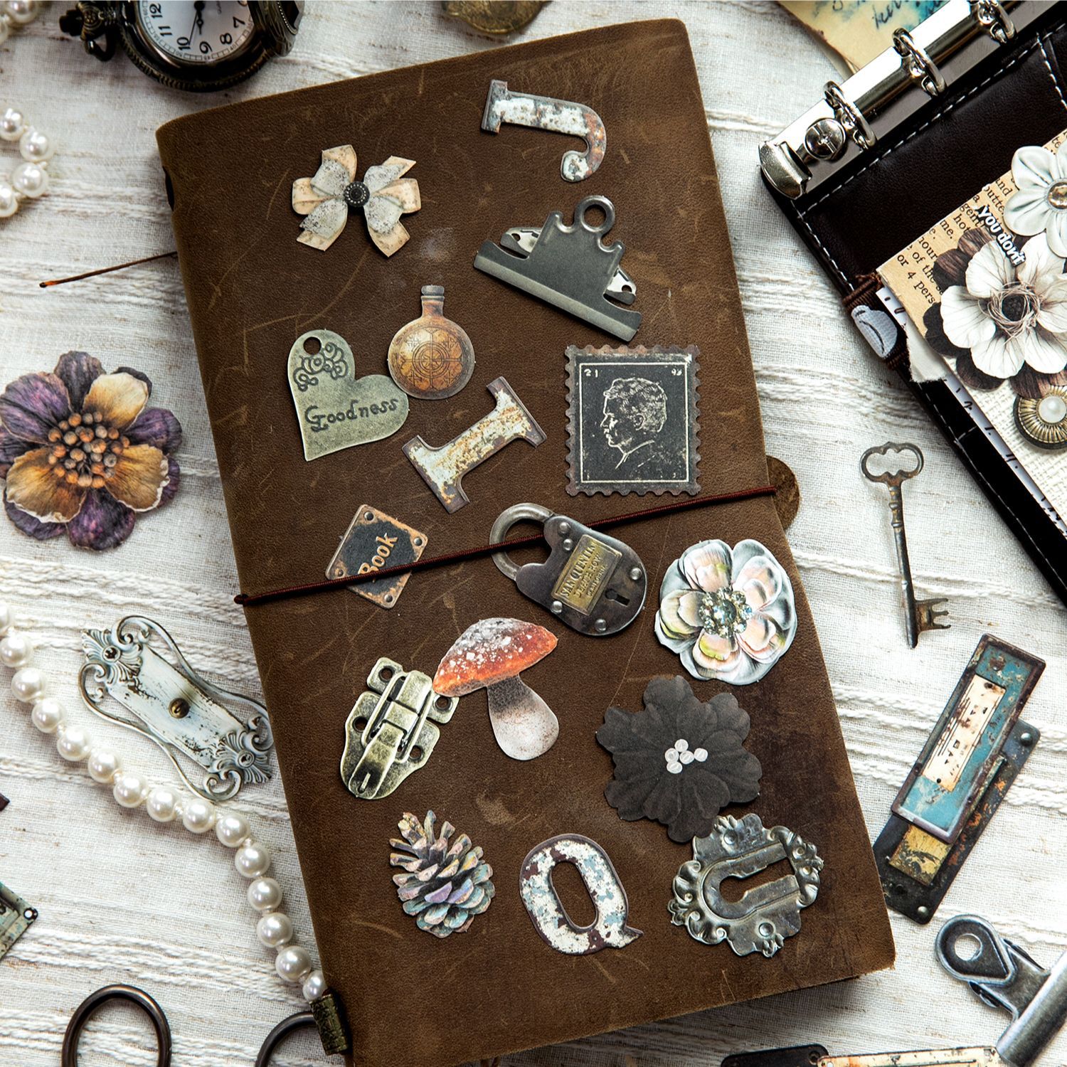 50pcs/1lot Kawaii Scrapbook St - Vintage Things Collection reseña y precio