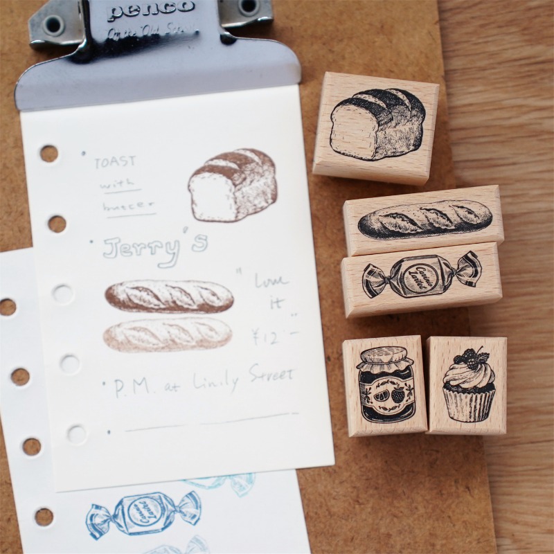 Vintage Bread Candy Jam Cake W - Vintage Collectible Stamps reseña y precio