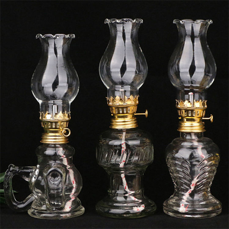 Glass Oil Lamp Classic Retro V - Collectible Vintage Lamps reseña y precio