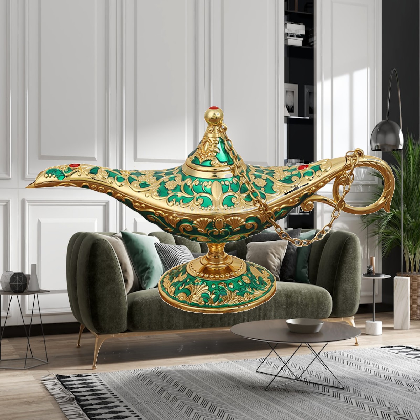 Vintage Style Magical Genie La - Collectible Vintage Lamps reseña y precio