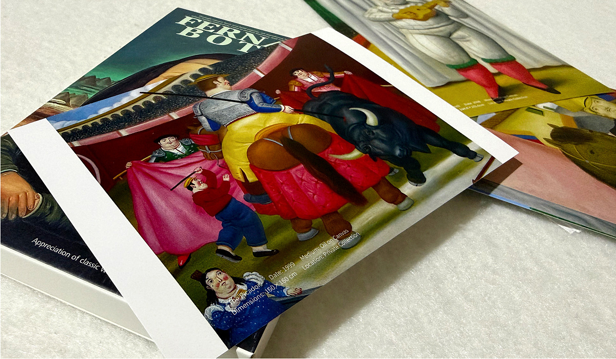 30Pcs Fernando Botero Artwork  - Collectible Vintage Greeting Cards reseña y precio