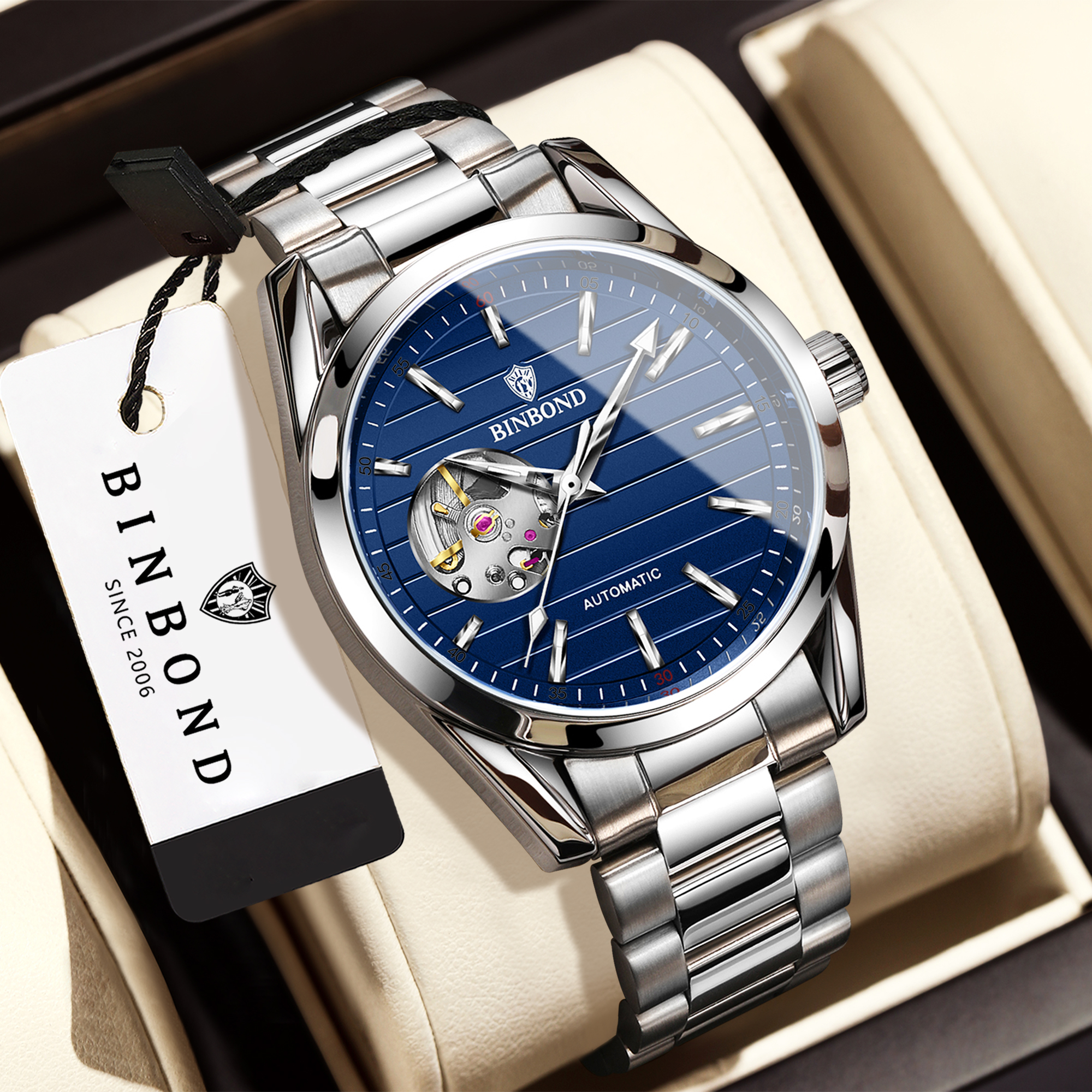 BINBOND Luxury Mechanical Wris - Vintage Collectible Watches reseña y precio