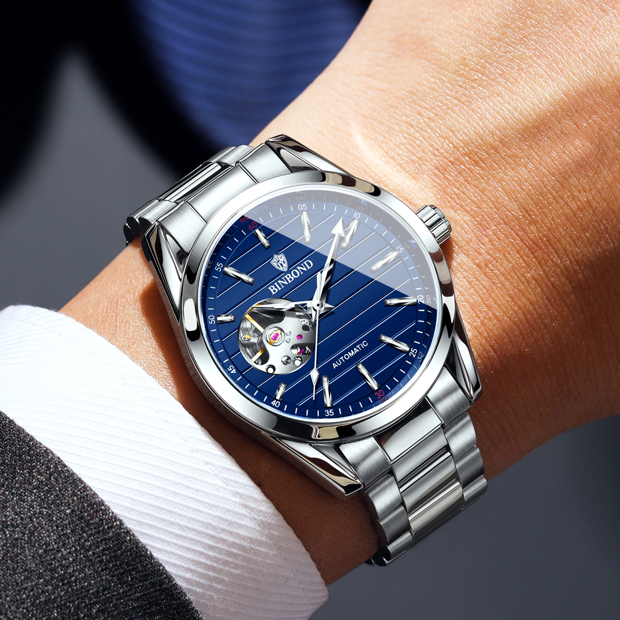 BINBOND Luxury Mechanical Wris - Vintage Collectible Watches reseña y precio