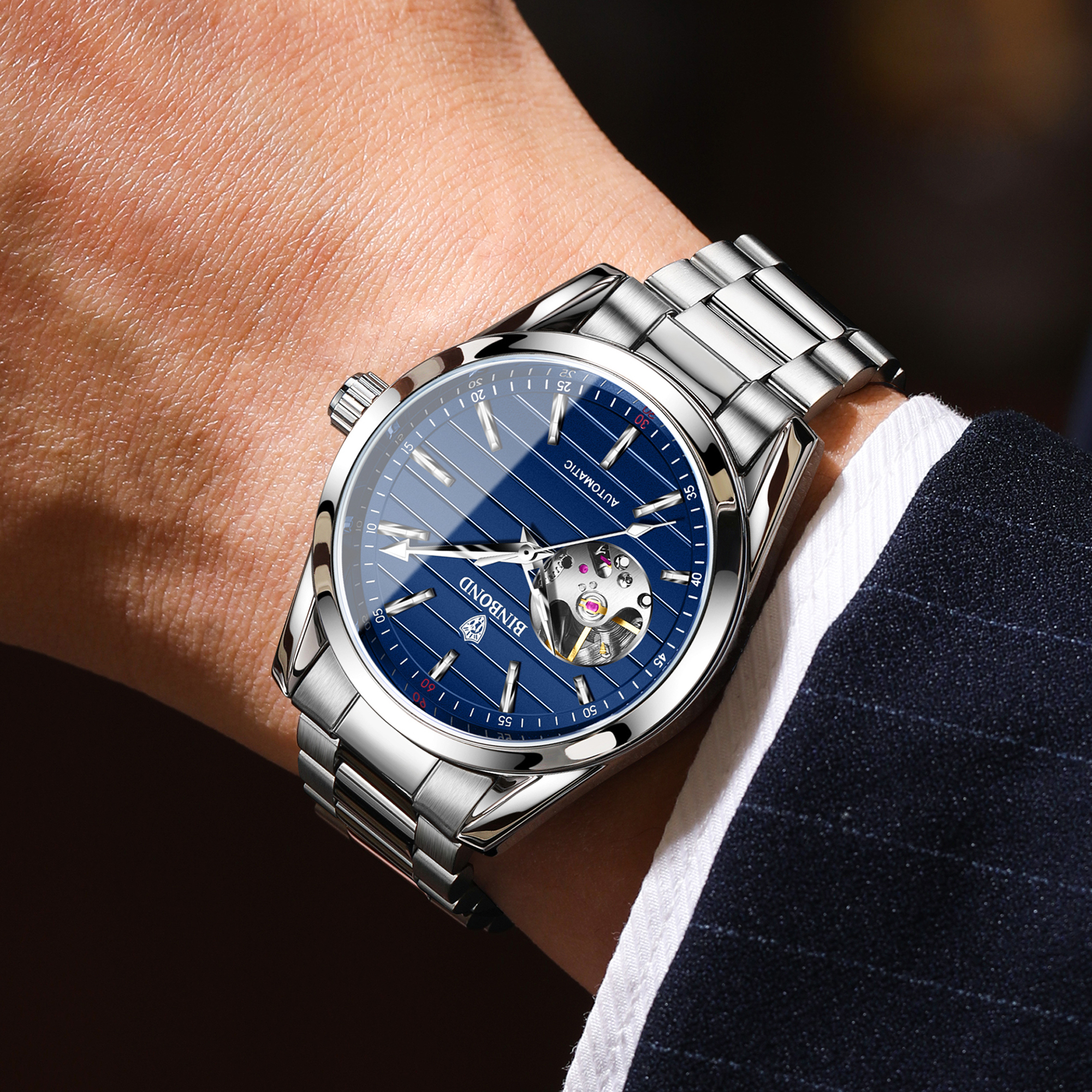 BINBOND Luxury Mechanical Wris - Vintage Collectible Watches reseña y precio