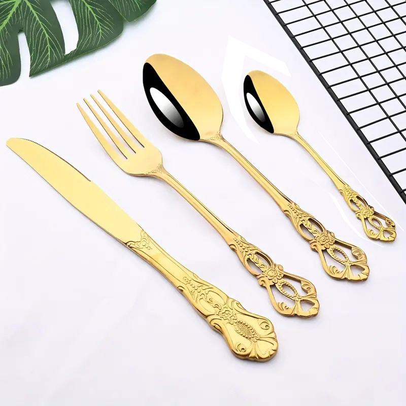 4/24pcs Elegant and durable vi - Vintage Collectible Spoons reseña y precio