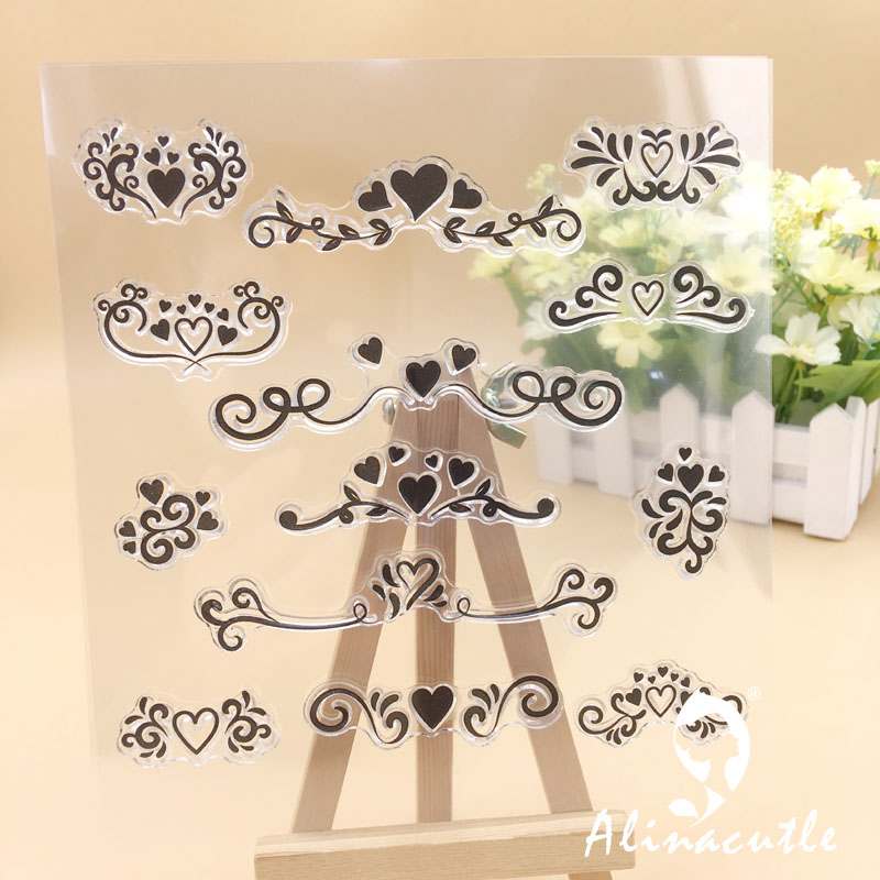 CLEAR STAMPS Heart Vintage DIY - Vintage Collectible Stamps reseña y precio