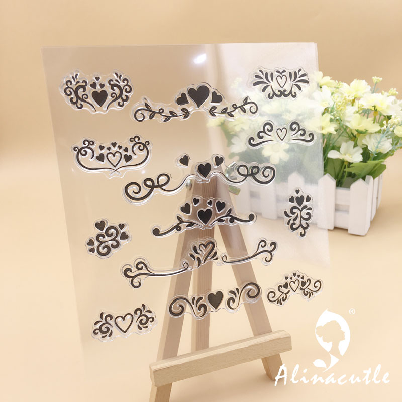 CLEAR STAMPS Heart Vintage DIY - Vintage Collectible Stamps reseña y precio