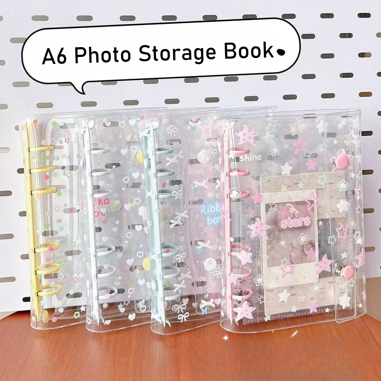 A6 Polka Dot Star Bow Photo Al - Polaroid Photo Album reseña y precio