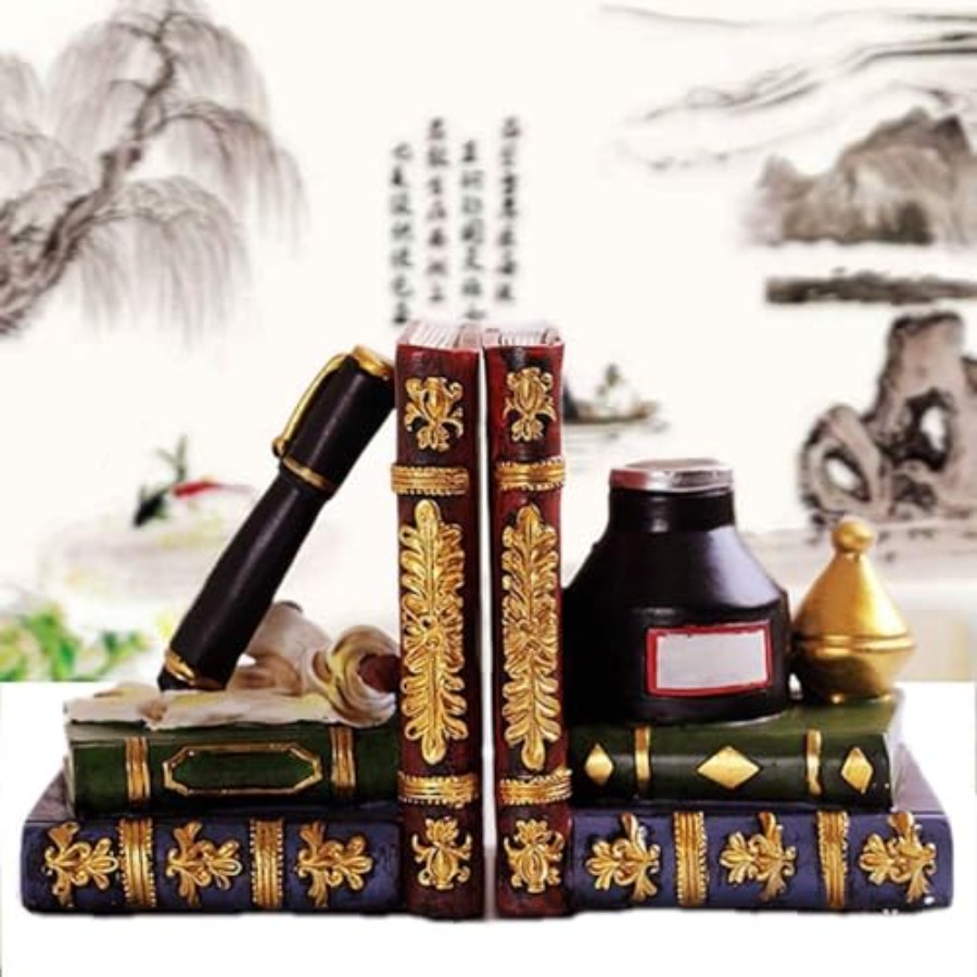 25389 Bookends Antiques Pen In - Collectible Vintage Lamps reseña y precio