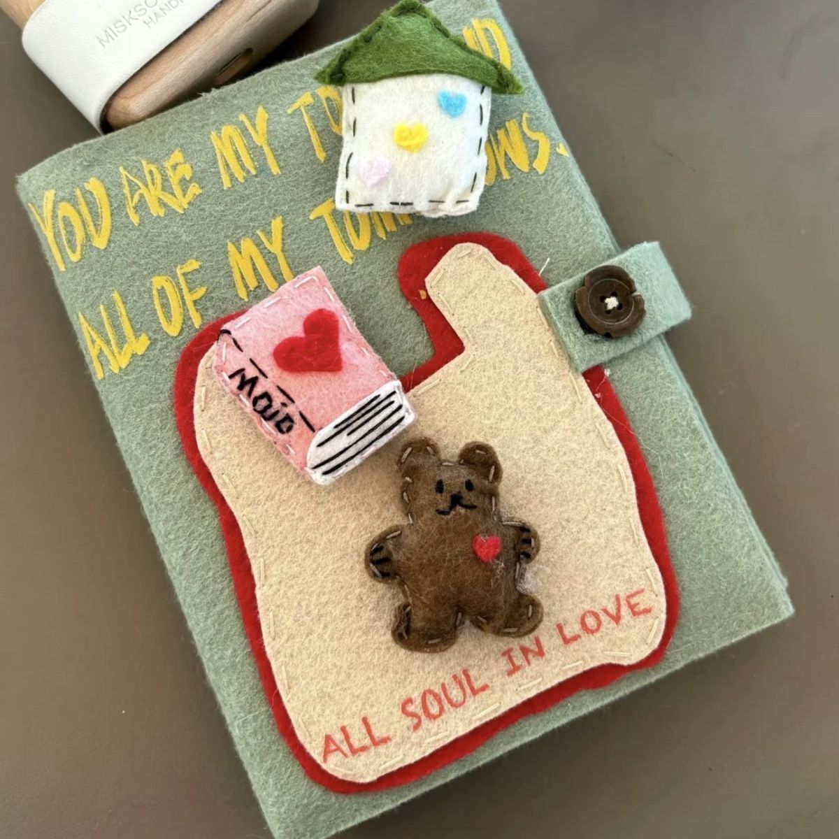 Cute Shopping Bear Non-woven C - Polaroid Photo Album reseña y precio