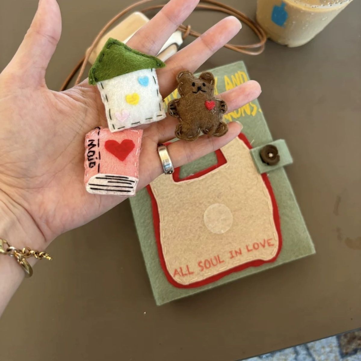 Cute Shopping Bear Non-woven C - Polaroid Photo Album reseña y precio