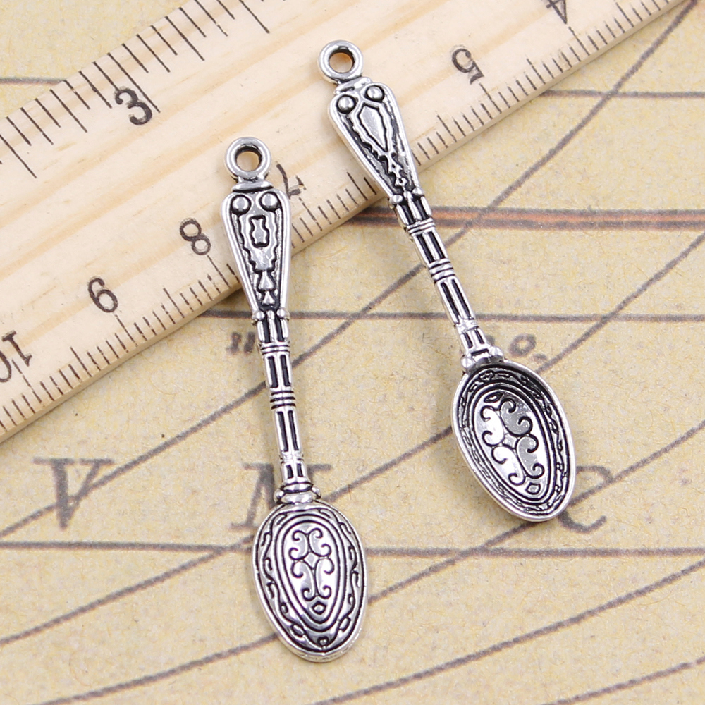 10pcs Charms Pattern Spoon 48x - Vintage Collectible Spoons reseña y precio