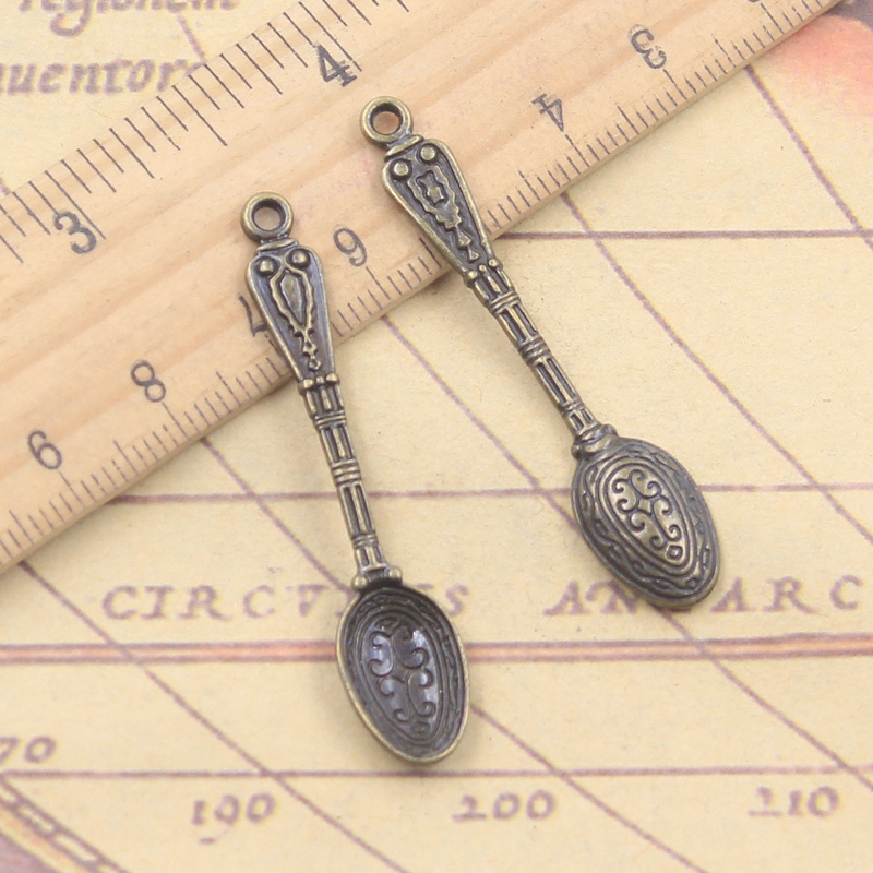 10pcs Charms Pattern Spoon 48x - Vintage Collectible Spoons reseña y precio