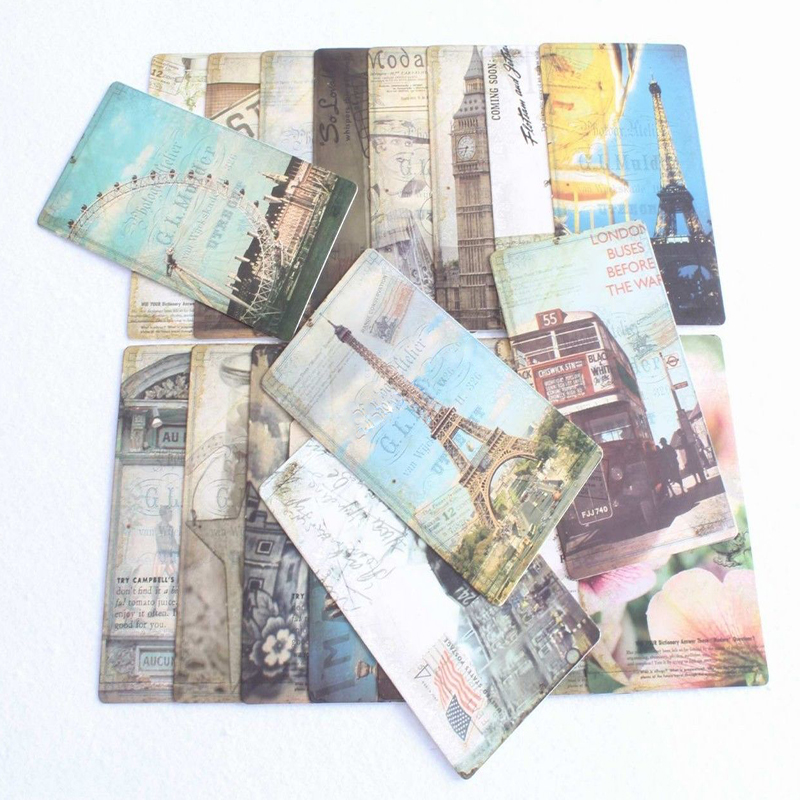 New 32Pcs Vintage Famous Build - Collectible Vintage Greeting Cards reseña y precio