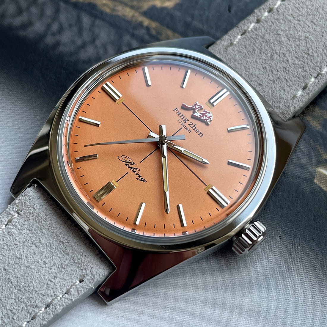 Merkur Watch Salmon Dial Watch - Vintage Collectible Watches reseña y precio