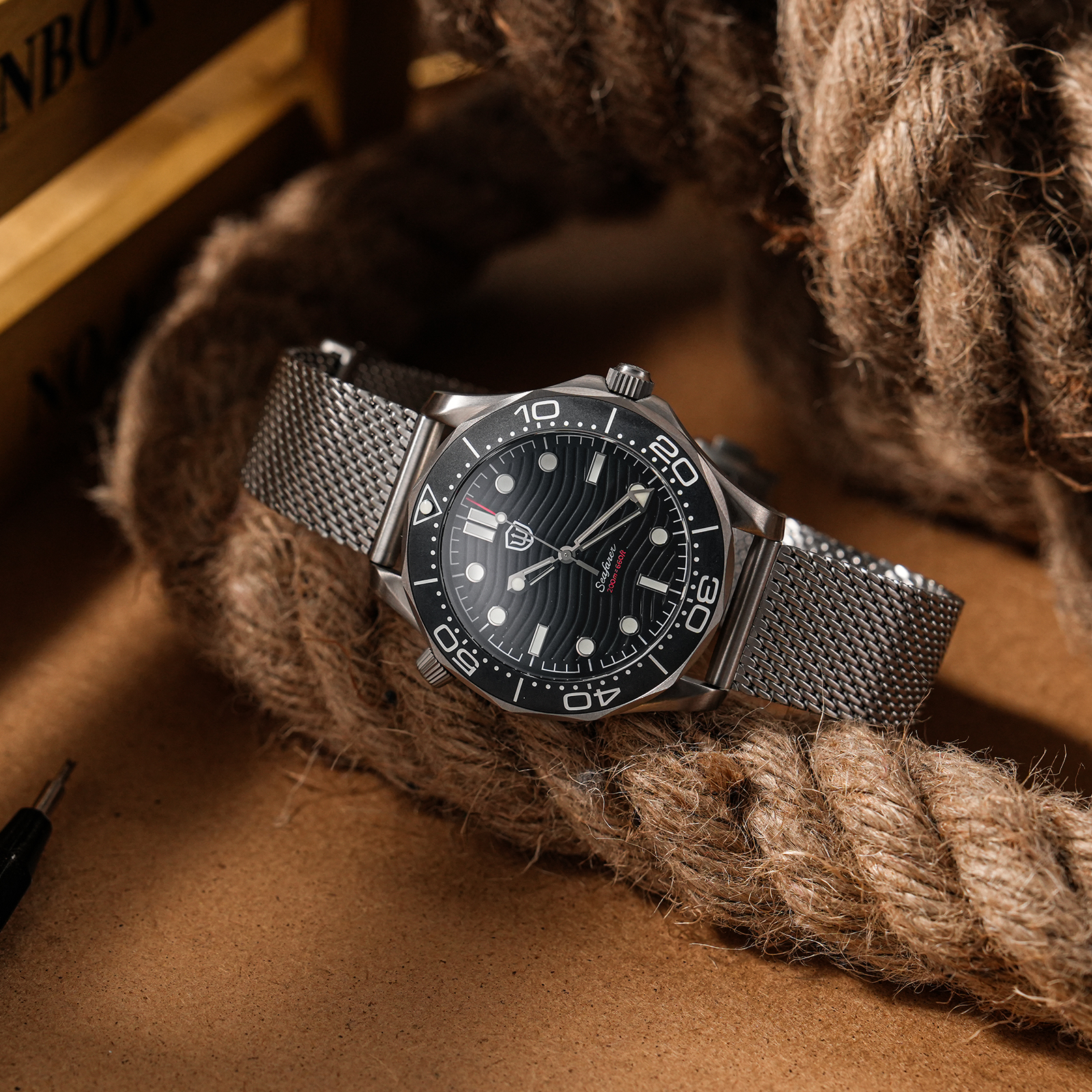Watchdives 42mm Titanium Dive  - Vintage Collectible Watches reseña y precio