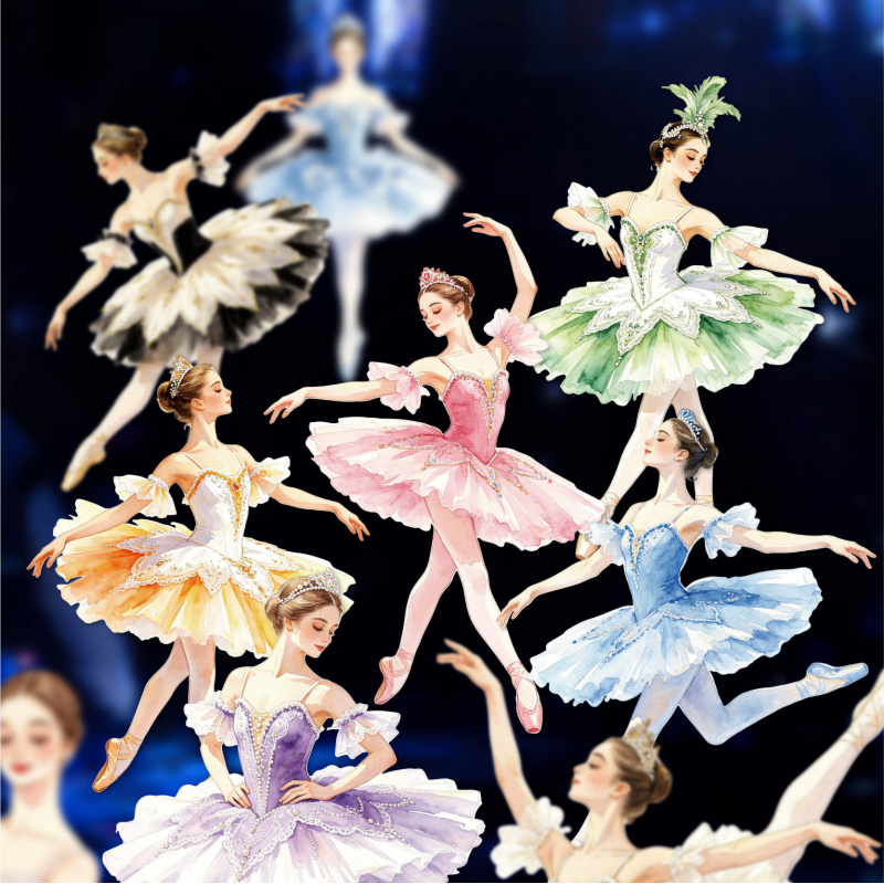 10 Sheets Vintage Ballet Dance - Vintage Things Collection reseña y precio