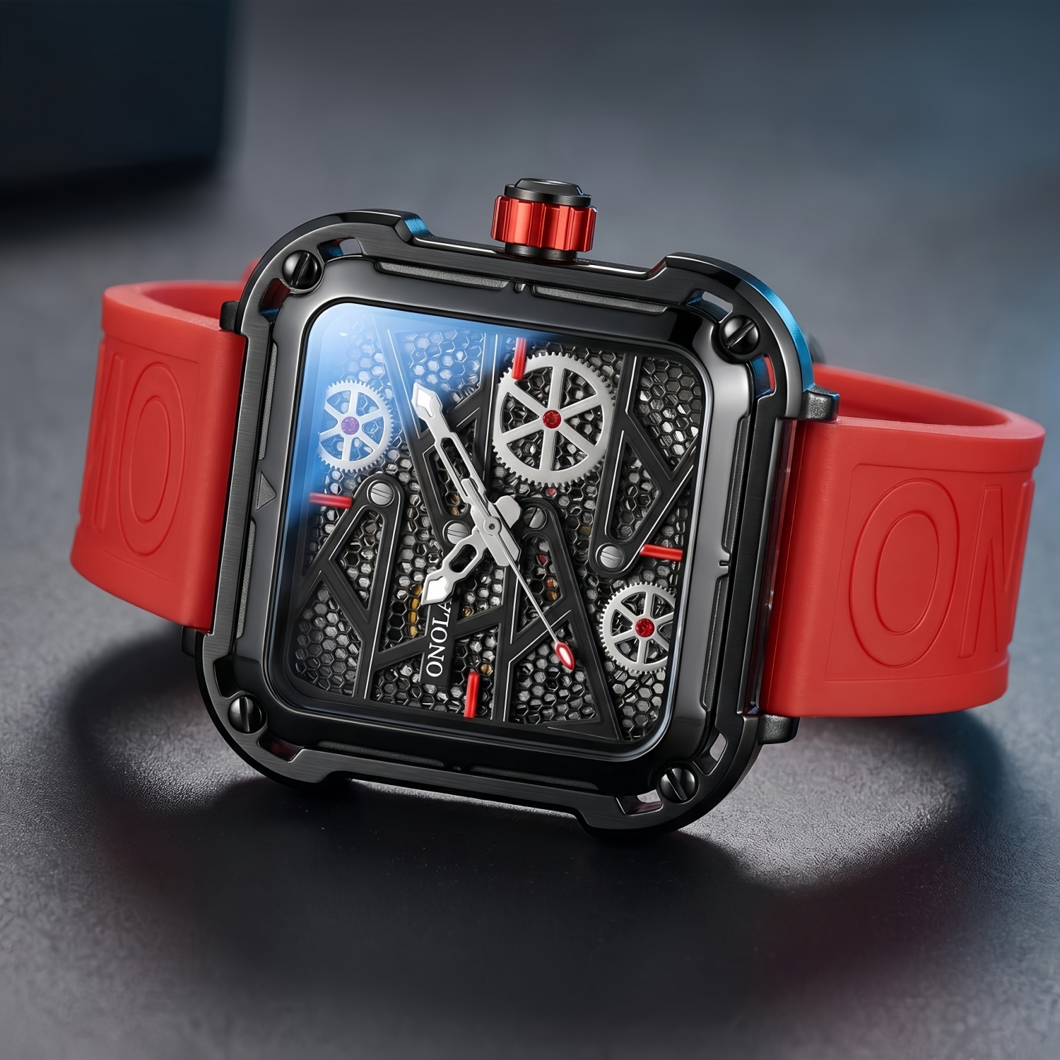 ONOLAWatch Men Skeleton Automa - Vintage Collectible Watches reseña y precio
