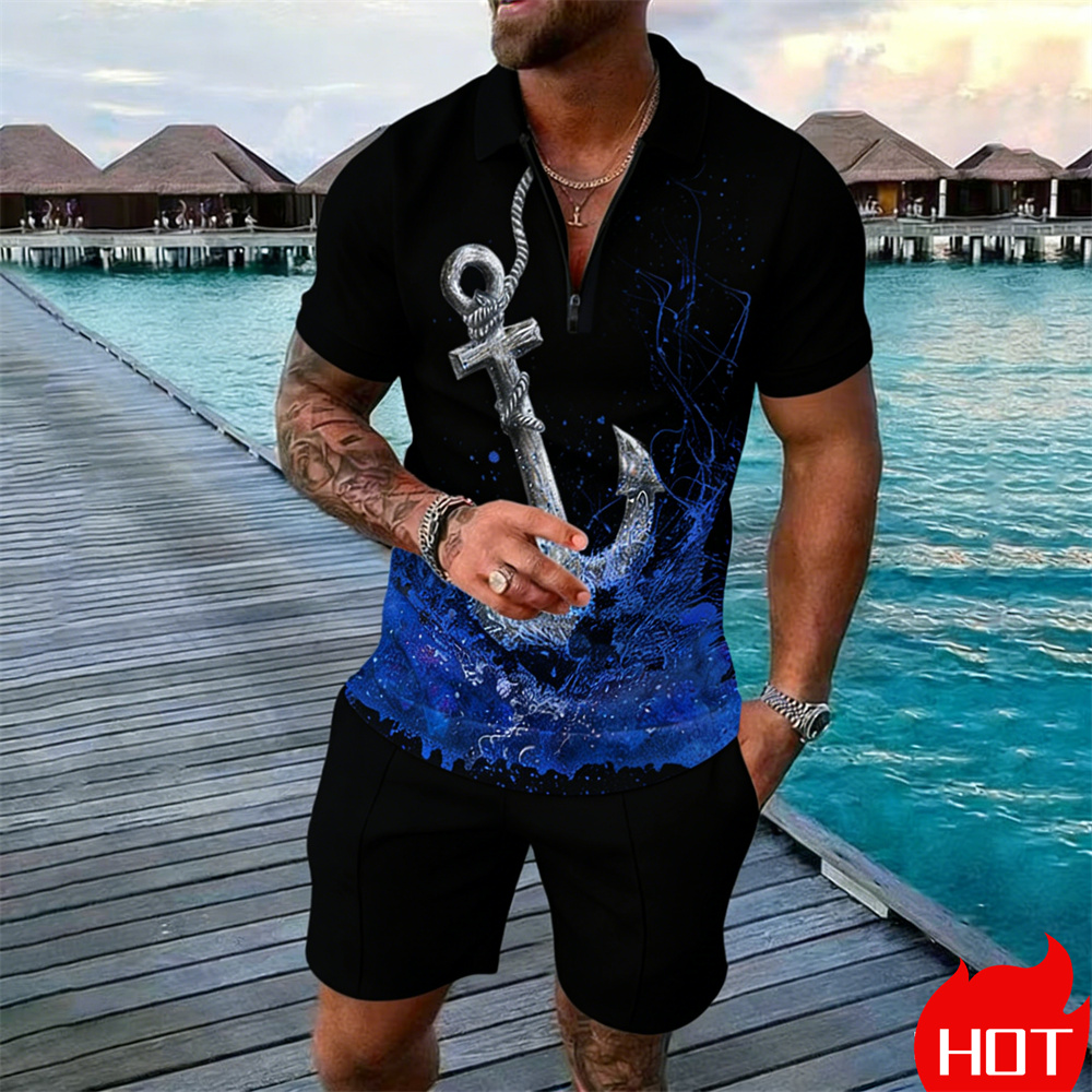 Summer man polo shirt set Vint - Vintage Zipper reseña y precio