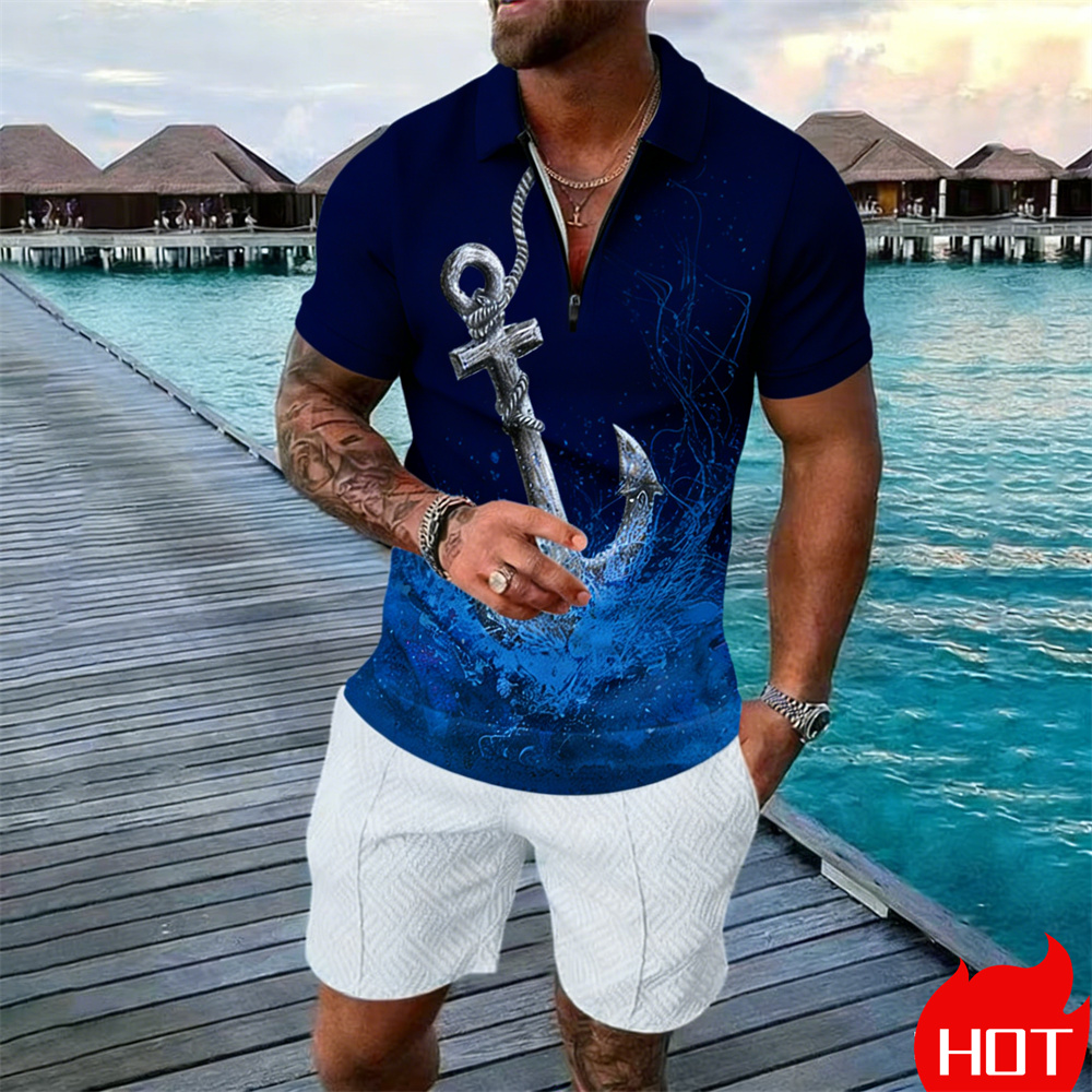 Summer man polo shirt set Vint - Vintage Zipper reseña y precio