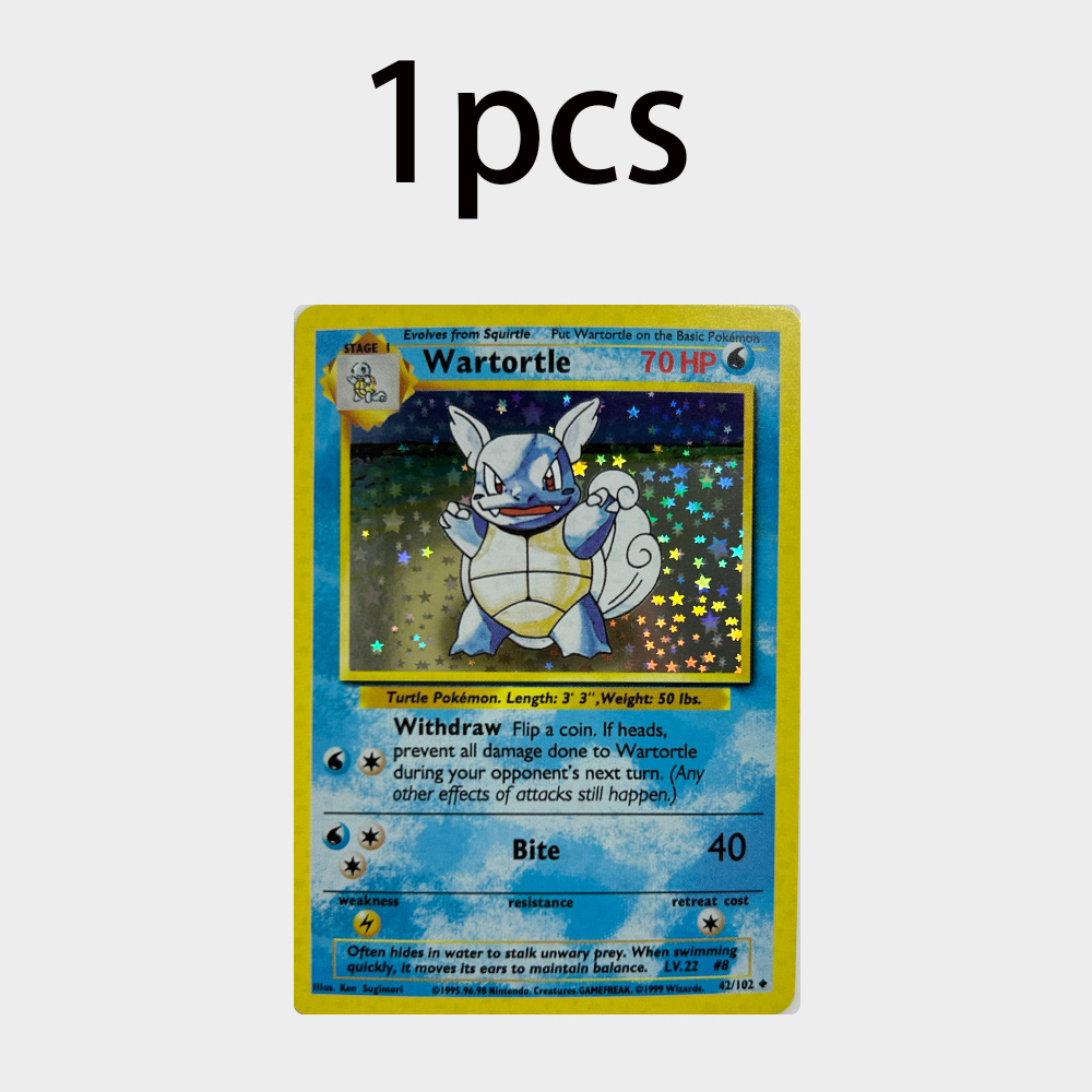 DIY PTCG Anime Wartortle Vinta - Vintage Pokemon Collectible reseña y precio