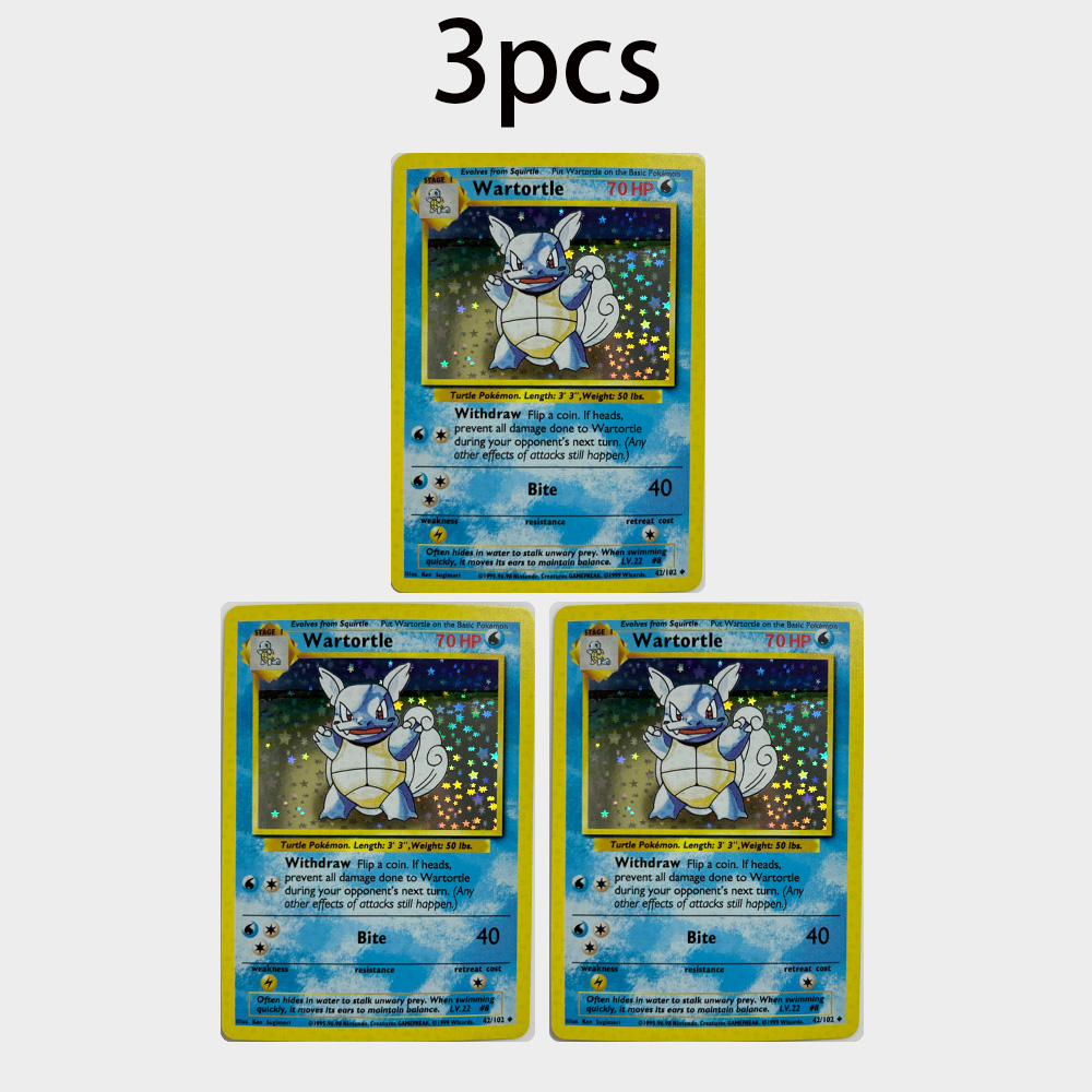 DIY PTCG Anime Wartortle Vinta - Vintage Pokemon Collectible reseña y precio