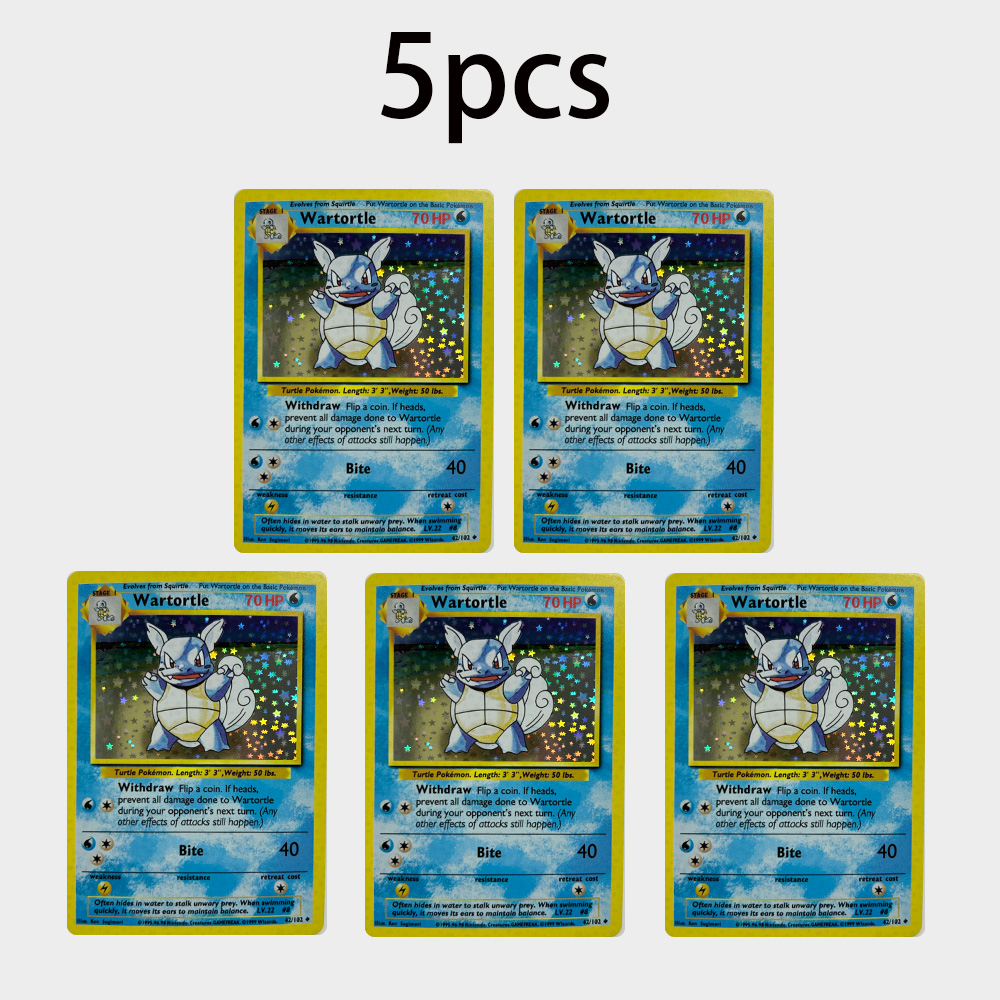 DIY PTCG Anime Wartortle Vinta - Vintage Pokemon Collectible reseña y precio