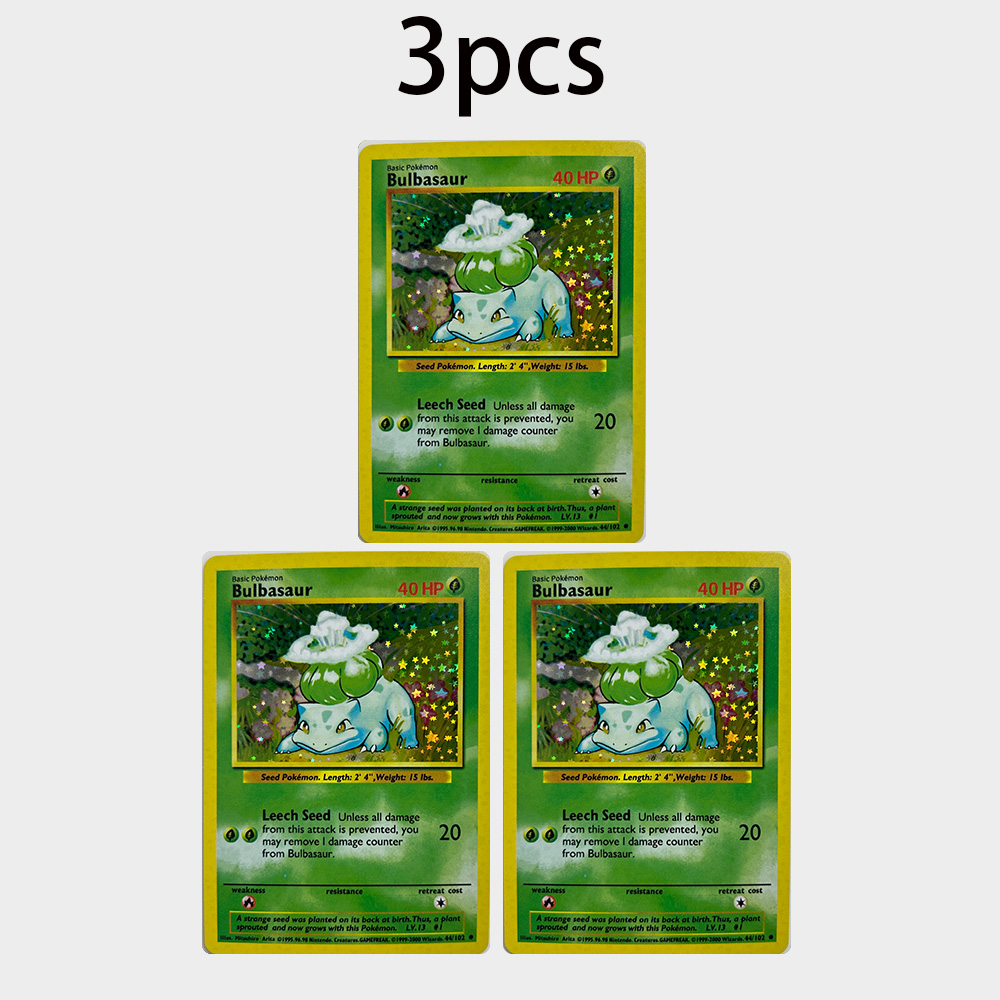 DIY PTCG TCG Cards Bulbasaur V - Vintage Pokemon Collectible reseña y precio