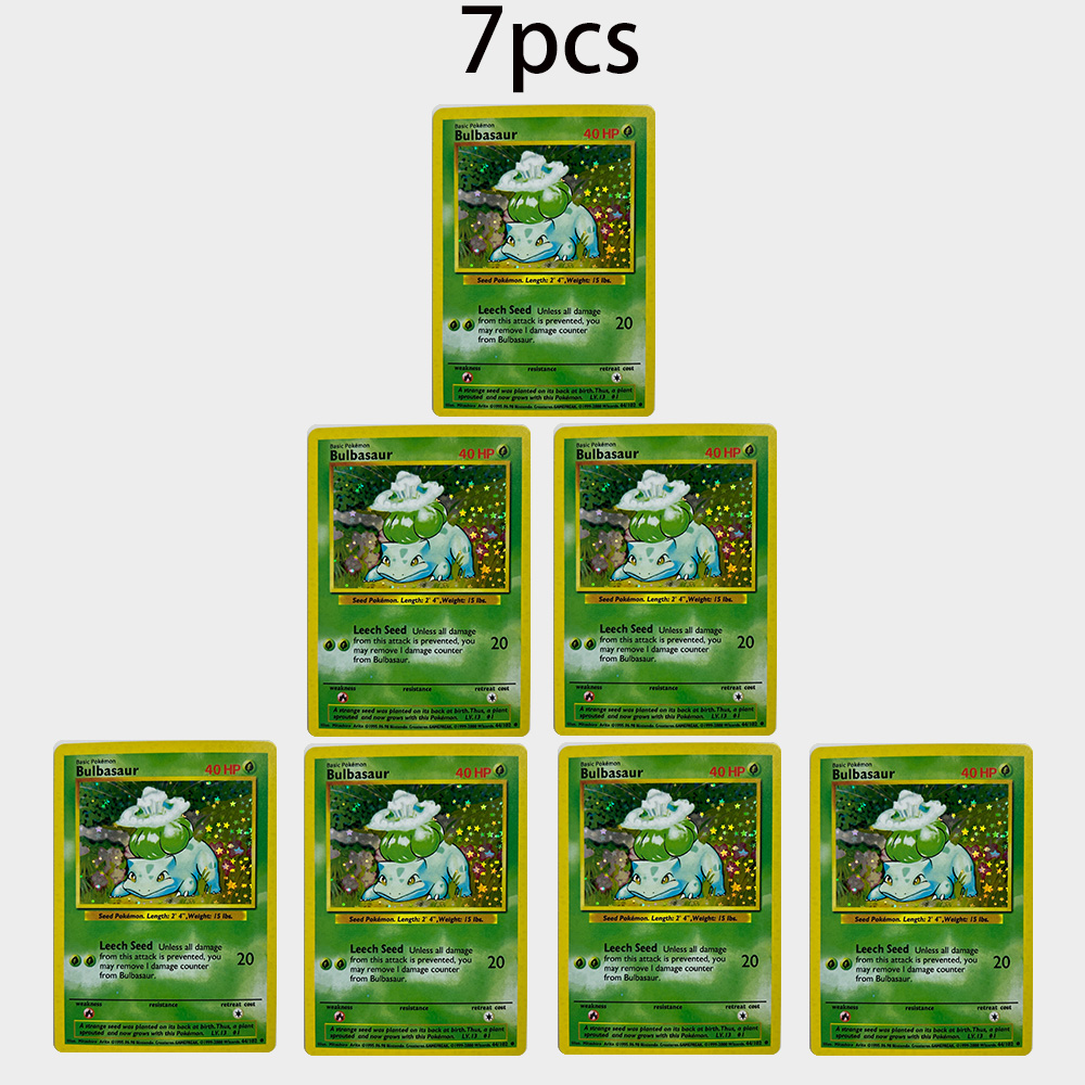 DIY PTCG TCG Cards Bulbasaur V - Vintage Pokemon Collectible reseña y precio