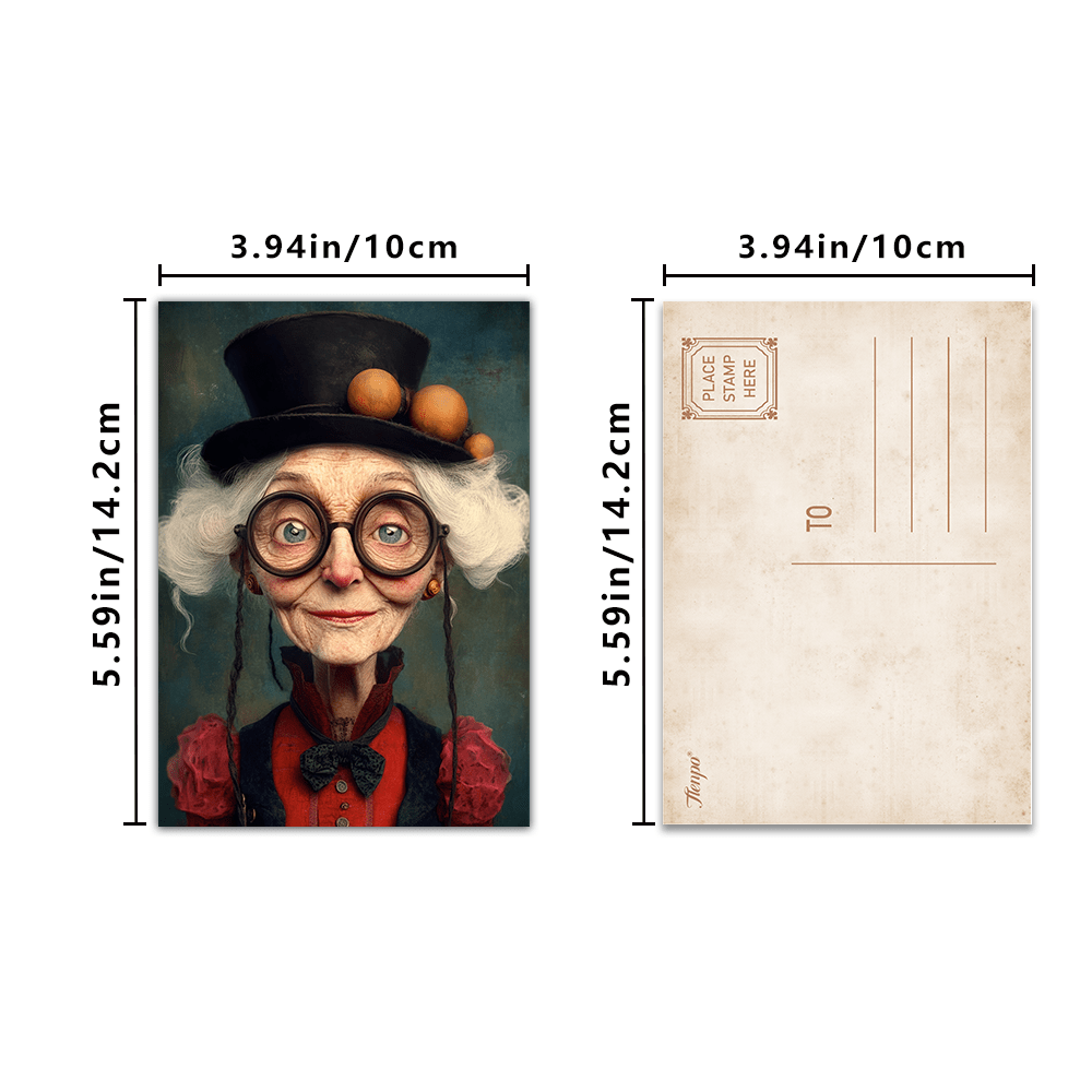 32pcs, vintage cute elderly, p - Collectible Vintage Greeting Cards reseña y precio