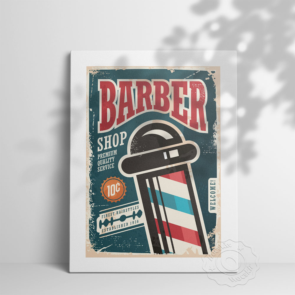 Barber Shop Vintage Art Collec - Collectible Vintage Lamps reseña y precio