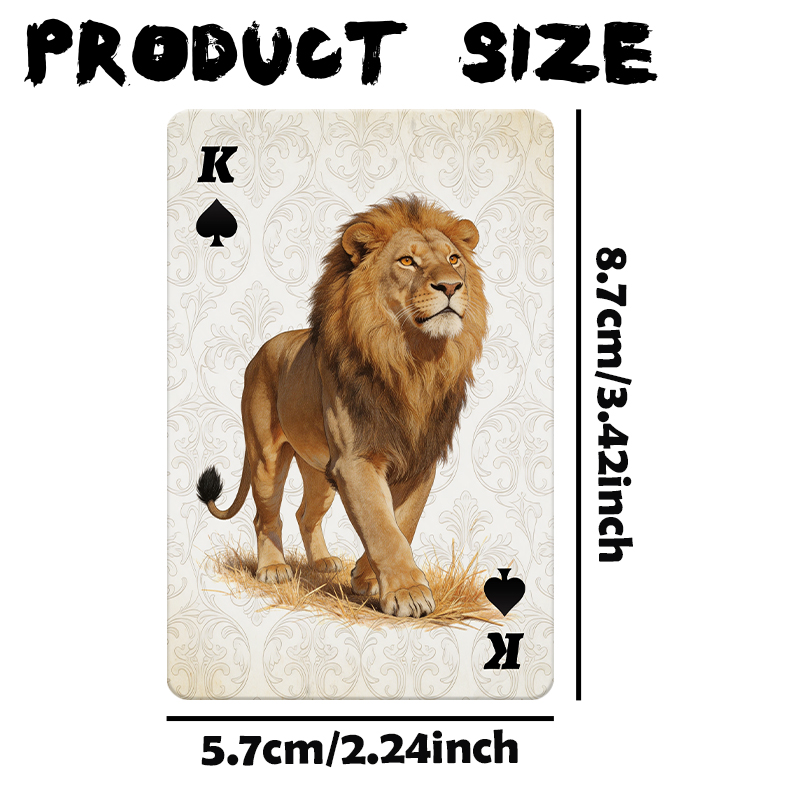 1A set Vintage Wildlife Animal - Vintage Collectible Playing Cards reseña y precio